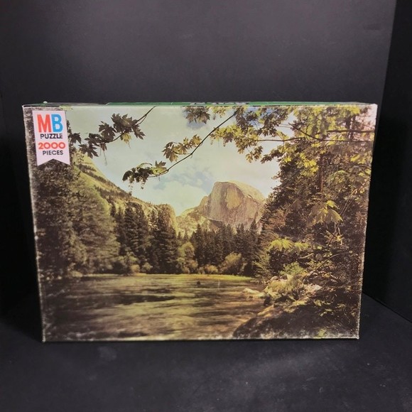 Yosemite Valley jigsaw puzzle 1981 New 2000 Piece sealed Vintage Best of America - Picture 1 of 7